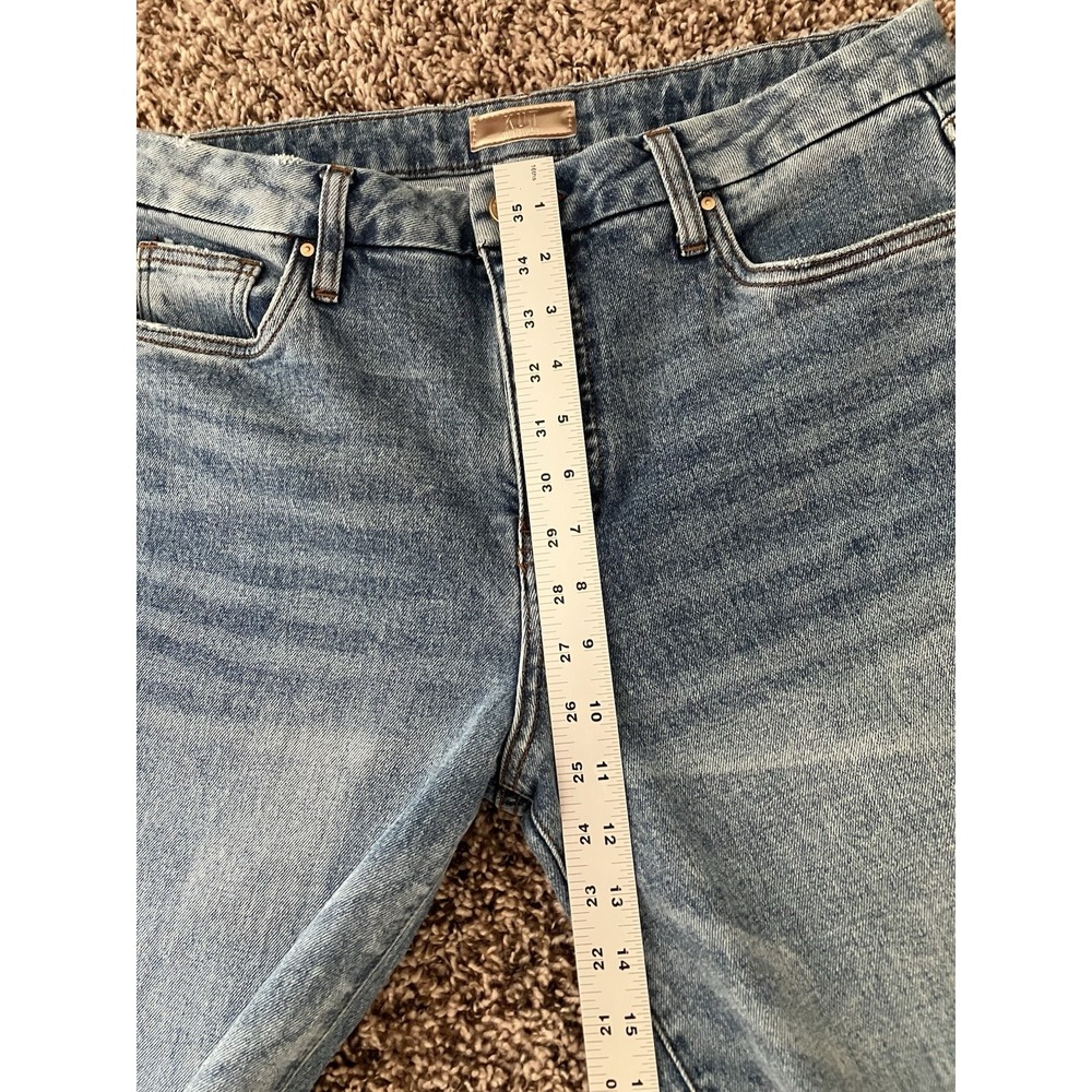 KUT Meg Fab Ab Wide Leg High Rise Jeans Size 10 Throwback Modern Edge - Picture 7 of 8